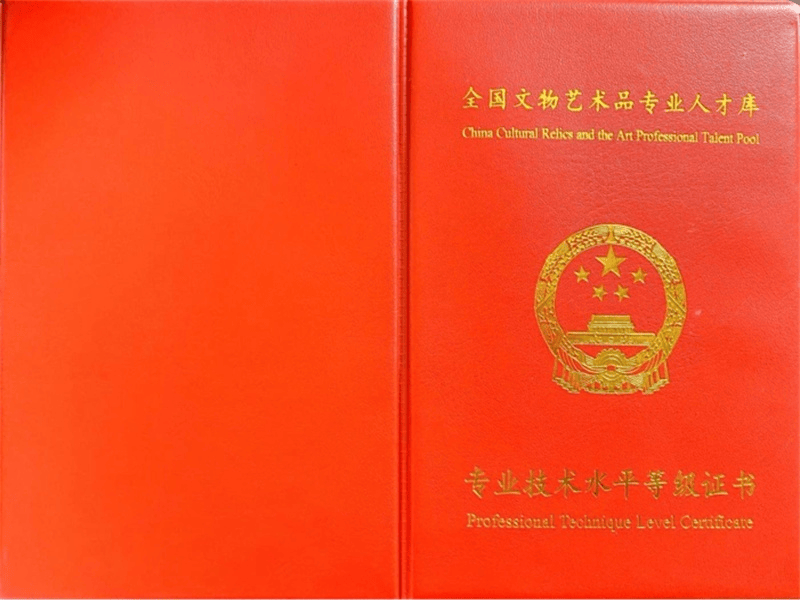 荣誉证书定制-蓝白极简政务风